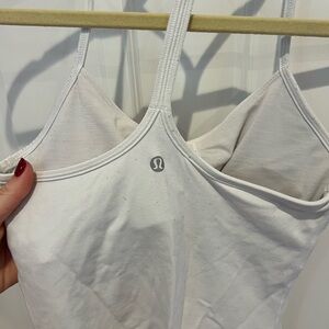 Lulu white tank with padding